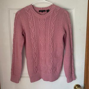 JEANNE PIERRE Pink Sweater- Size Small